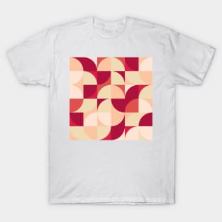 Modern Geometric (Radish) T-Shirt